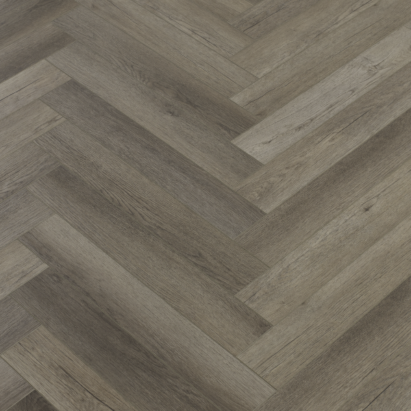 Editions Herringbone Longleat Ash Luxury Vinyl Click Flooring