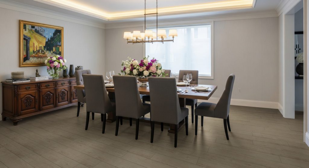 White Vinyl Click Flooring