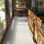 Editions Classic Bishops White luxury Click Vinyl Flooring Installed in a Warm and Inviting Kitchen