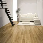 Pro-Tek™ Editions Classic Lyme Oak Luxury Click Vinyl Flooring Installed in a Livingroom