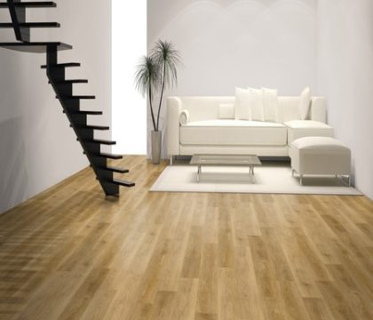 Pro-Tek™ Editions Classic Lyme Oak Luxury Click Vinyl Flooring Installed in a Livingroom