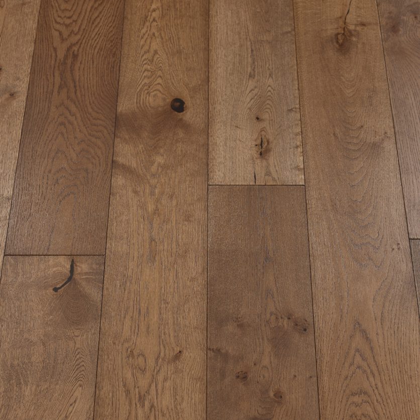 Classic Rustic Plus Plank Coffee (Rustic Grade Brush & UV Oiled Engineered Wood Flooring)