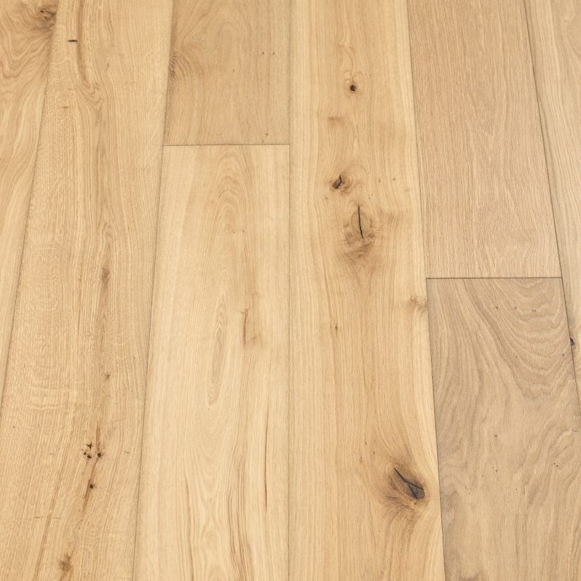 Classic Rustic Plus Plank Satin 5% (Rustic Grade Brush & UV Oiled Engineered Wood Flooring)