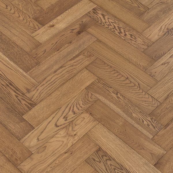 Herringbone Prune Flooring (Rustic Grade Brush & UV Oiled Engineered Wood Flooring)