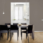 Pro-Tek™ Editions Herringbone Hever Oak Luxury Vinyl Click Flooring in a Dinin Room
