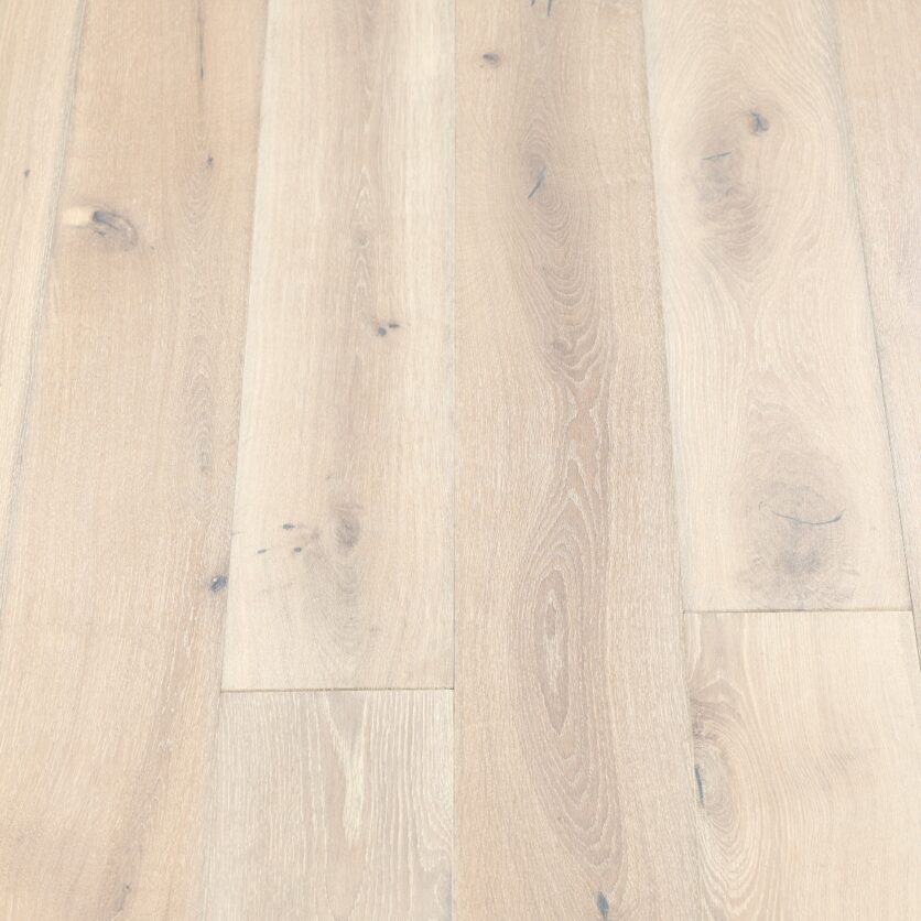M601-Kingswood Castle White (Rustic Grade Brush & UV Oiled Engineered Wood Flooring)