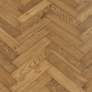 HE404 – Herringbone Saffron – 90mm x 14mm x 400mm Rustic Grade Brush & UV Oiled Engineered Wood Flooring
