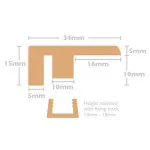 End-Profile-Solid-Oak