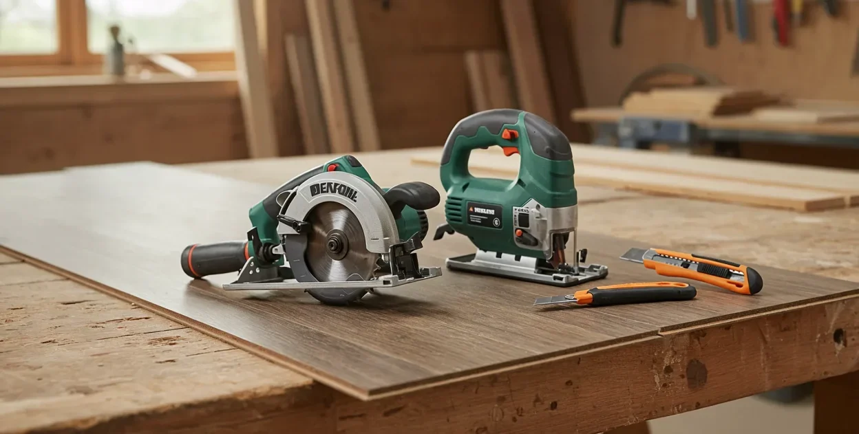 How to Cut Vinyl Click Flooring