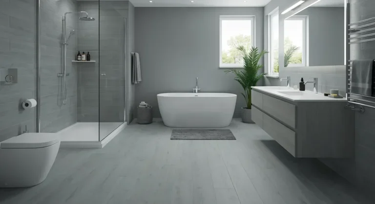 Bathroom waterproof flooring