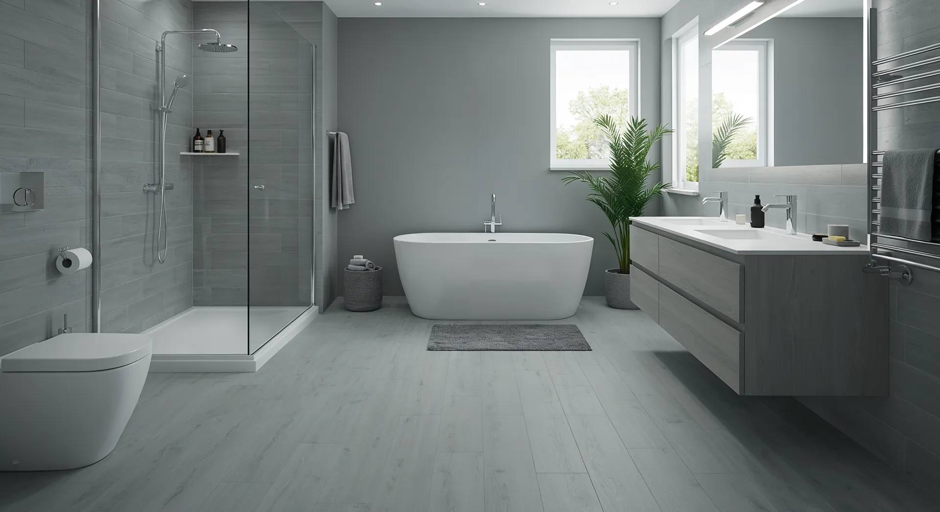 Bathroom flooring
