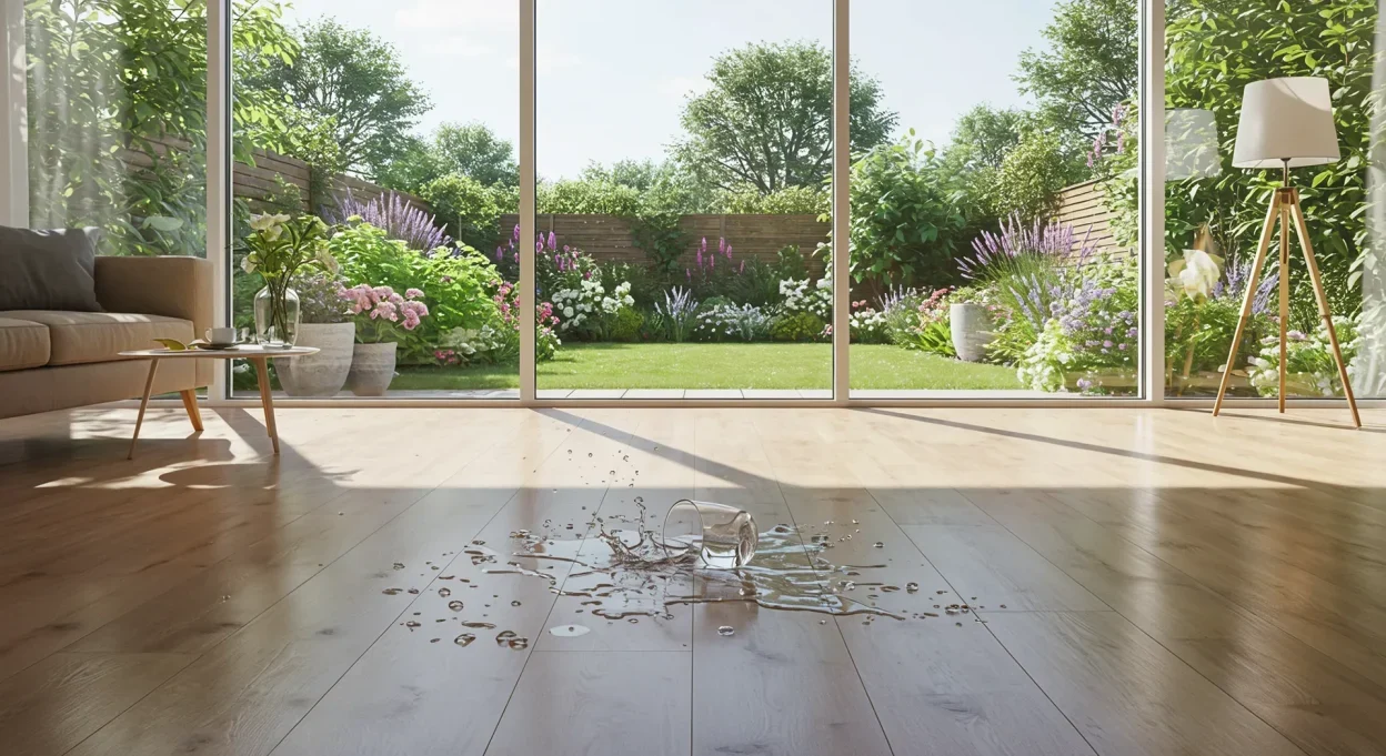 Waterproof laminate flooring