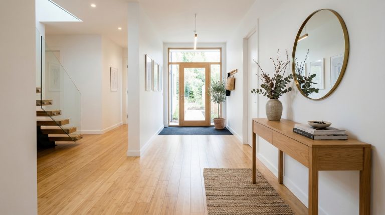 Bamboo Flooring Modern Hallway