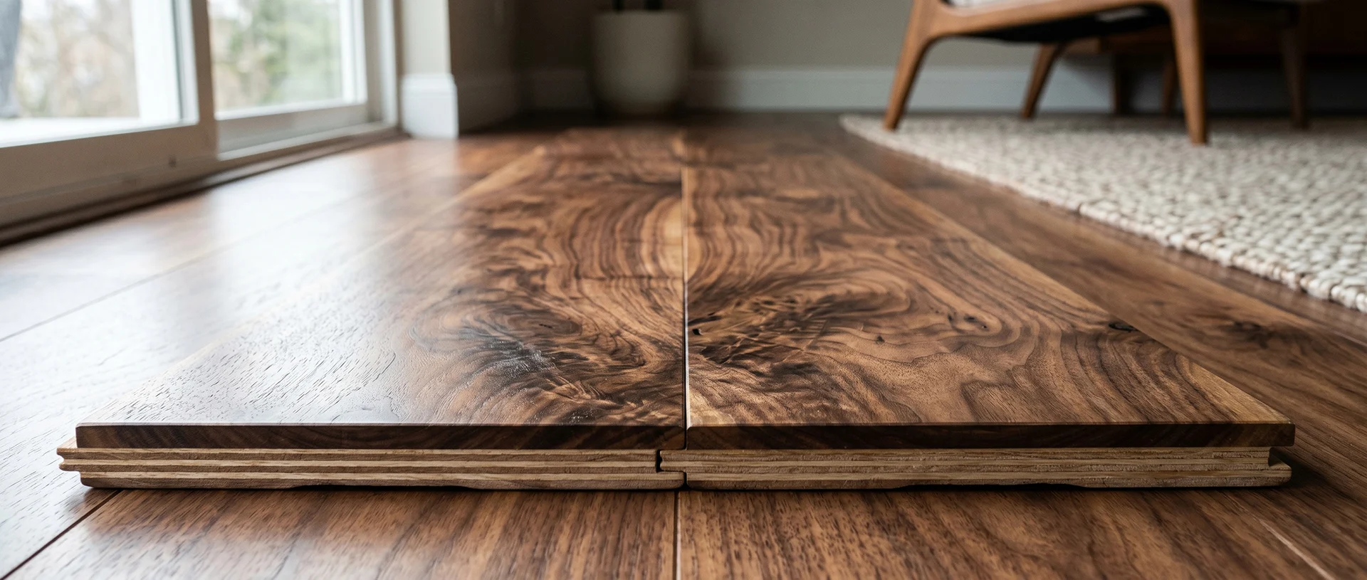 Engineered Walnut Flooring Plank